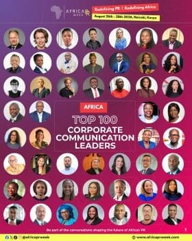Georgina Asare Fiagbenu, Africa PR week, Ghana News, Corporate Communications leaders, Africa’s Top 100, 